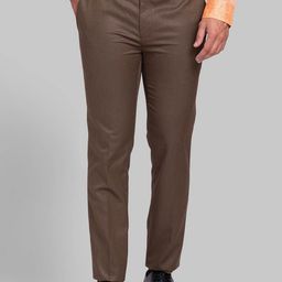 Park Avenue Men Mid-Rise Slim Fit Trousers-image-7