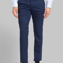 Park Avenue Men Checked Slim Fit Formal Trousers-image-30