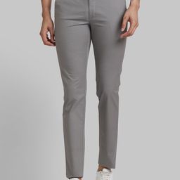 Park Avenue Men Mid-Rise Slim Fit Cotton Cropped Trouser-image-89
