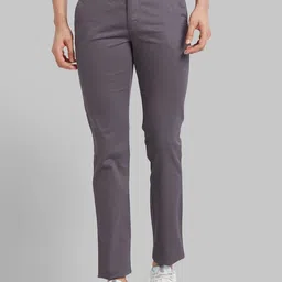 Park Avenue Men Slim Fit Mid-Rise Regular Cotton Trousers-image-99