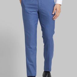 Park Avenue Men Plain Mid-Rise Slim Fit Formal Trousers-image-3