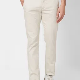 Park Avenue Men Slim Fit Mid-Rise Cotton Regular Trousers-image-19
