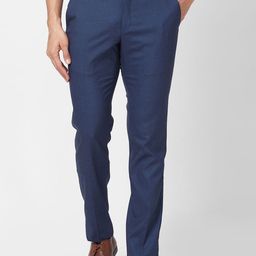 Park Avenue Men Mid-Rise Slim Fit Formal Trousers-image-14