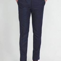Arrow Men Solid Autoflex Trousers-image-47