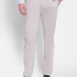 Crimsoune Club Men Mid Rise Slim Fit Cotton Chinos Trousers-image-33