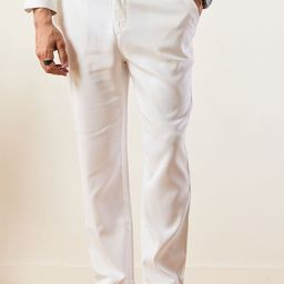 MR BUTTON Men Regular Fit Mid-Rise Trousers-picture-28