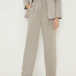 DOROTHY PERKINS Women High-Rise Pleated Wide Leg Trousers-image-33