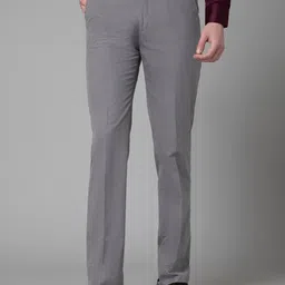 Cantabil Men Regular Fit Formal Trouser-image-20