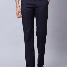 ColorPlus Men Tailored Fit Mid-Rise Regular Trousers-picture-11