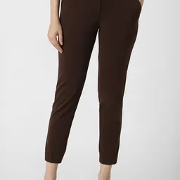 Van Heusen Woman Regular Fit Mid-Rise Flat-Front Trousers-image-81