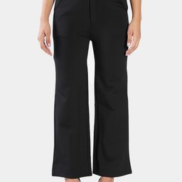 BAESD Women Mid-Rise Easy Wash Trousers-image-89