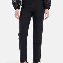 Kazo Women Comfort Tapered Fit High-Rise Easy Wash Trousers-image-75