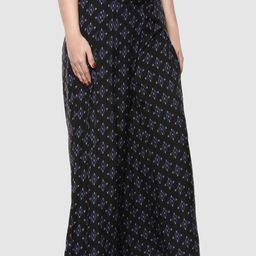LastInch Women Navy Blue Printed Palazzos-image-74
