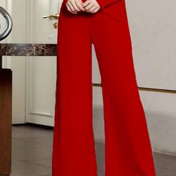 Kotty Women High-Rise Easy Wash Parallel Trousers-image-83