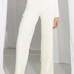 Kotty Women High-Rise Easy Wash Regular Trousers-image-98