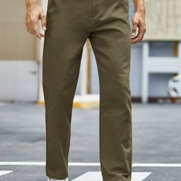 Eyebogler Men Mid Rise Easy Wash Cotton Trousers-image-15