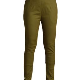 BAESD Women Mid Rise Easy Wash Cotton Cigarette Trousers-picture-25