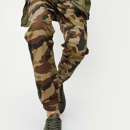 max Men Cotton Camouflage Printed Cargos Trousers-image-28