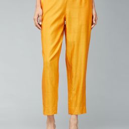 Fabindia Women Mid Rise Cotton Trousers-image-11