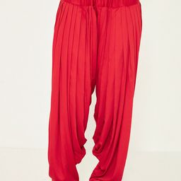 Ancestry Women Mid-Rise Pleated Jodhpuris Trousers-image-58