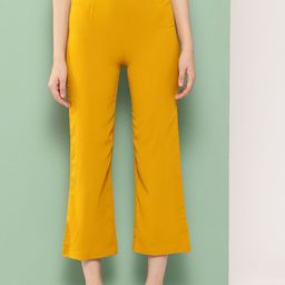 The Roadster Lifestyle Co Women High Rise Trousers-image-52