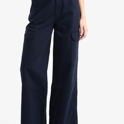 RAREISM Women Loose Fit High-Rise Cargos Trousers-image-30