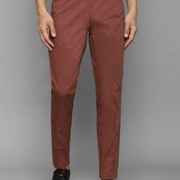 Louis Philippe Sport Men Maroon Slim Fit Chinos Trouser-image-18