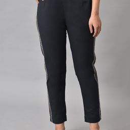 W Women Mid-Rise Regular Fit Trousers-37