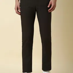 Allen Solly Men Plain Ultra Slim Fit Regular Trousers-image-13