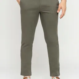 Basics Men Tapered Fit Mid-Rise Cotton Trousers-image-64