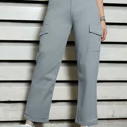 High Star Women Mom Fit High-Rise Trousers-image-54