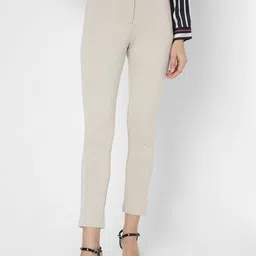 Vero Moda Women Slim Fit High-Rise Formal Trousers-image-96