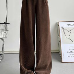 LULU & SKY Women High-Rise Parallel Trousers-image-9