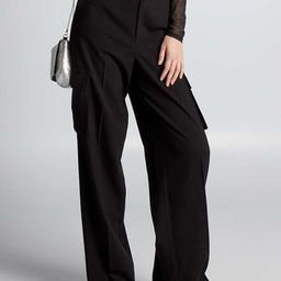 KIABI Women Loose Fit High-Rise Cargo Trousers-image-12