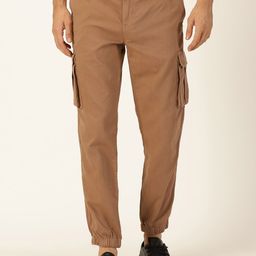 Metronaut Men Smart Slim Fit Easy Wash Cargos-picture-39