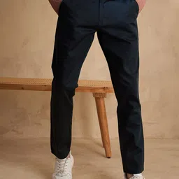 DENNISON Men Relaxed Straight Fit Cotton Chinos-image-84