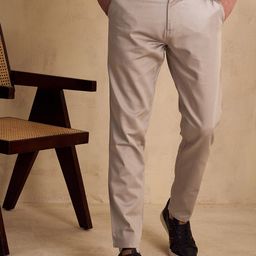 DENNISON Men Relaxed Straight Fit Mid-Rise Chinos-image-64