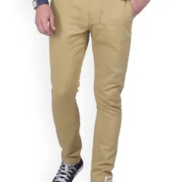 USMC Men Comfort Slim Fit Easy Wash Cotton Chinos Trousers-image-45