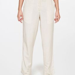 Global Desi Women Off White Straight Fit Trousers-image-61