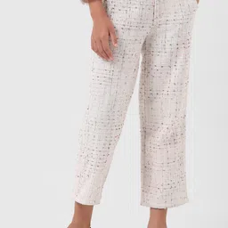 Vero Moda Girls Floral Printed Straight Fit Cropped Trousers-image-99