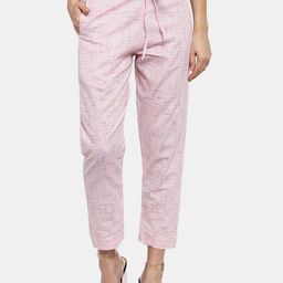 Aarsha Women Printed Relaxed Straight Leg Trousers-image-30