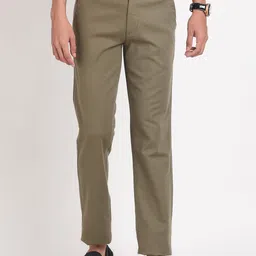 Turtle Men Relaxed Skinny Fit Trousers-image-97
