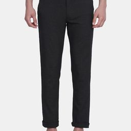 Blackberrys Men Brown Printed B-91 Skinny Fit Trousers-image-7