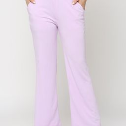 Smarty Pants Women Comfort Flared High-Rise Lint Free Trousers-image-42