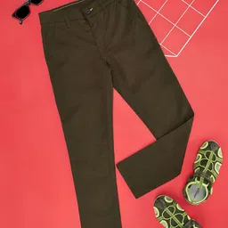 Pantaloons Junior Boys Mid Rise Cotton Trousers-56