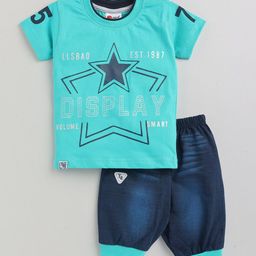 Mars Infiniti Boys Printed Cotton T-shirt with Trousers-image-14