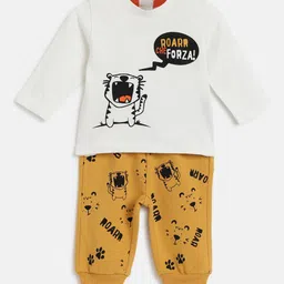 Chicco Boys Printed Pure Cotton T-shirt With Trouser-picture-12