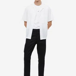 H&M Men Regular Fit Twill Trousers-image-81