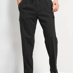 Celio Mid-Rise Regular Fit Cotton Casual Cargos Trousers-image-39