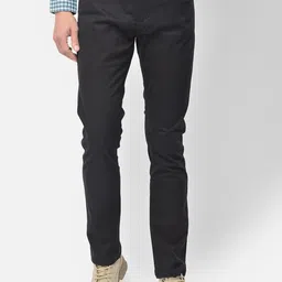 Woods Men Black Chinos Trousers-picture-21